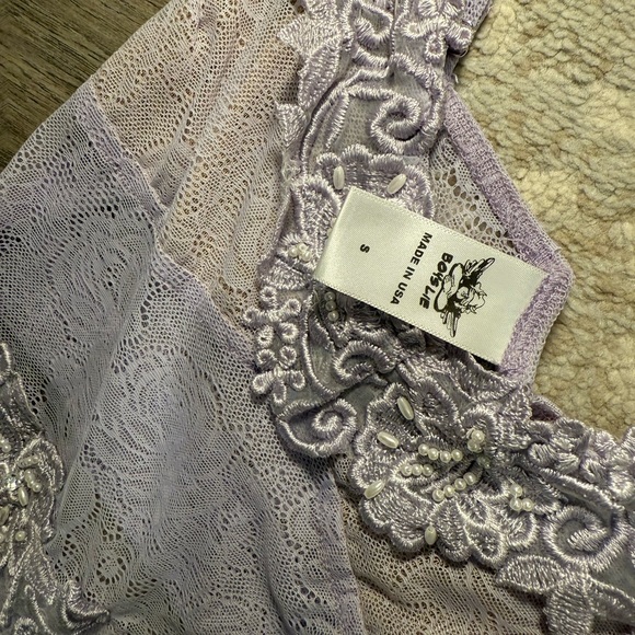 Boys Lie Lavender Lace Chemise - Picture 4 of 5